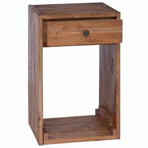 Nachttisch Braun Massiv Mahagoni Holz