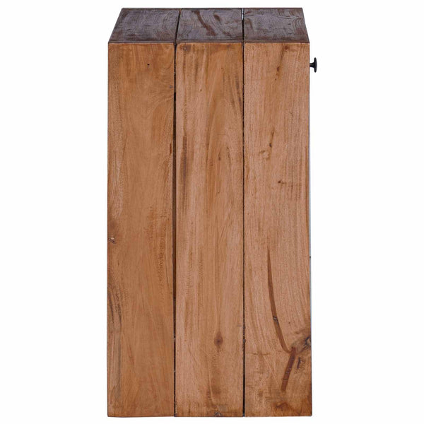 Nachttisch Braun Massiv Mahagoni Holz