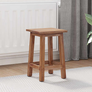 Mahagoni Hocker Natur 30x30x47 cm