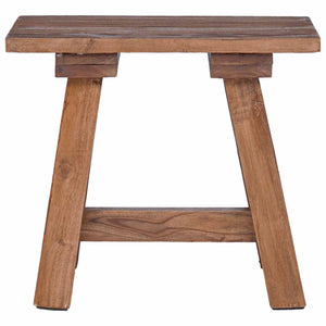 Mahagoni Massivholz Bank, Natur, 50,5 cm