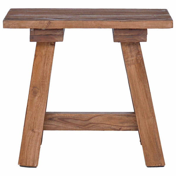 Mahagoni Massivholz Bank, Natur, 50,5 cm