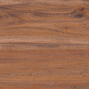 Mahagoni Massivholz Bank, Natur, 50,5 cm