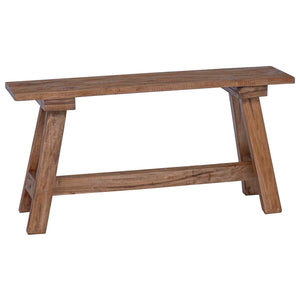 vidaXL Banc Naturel 92 x 23,5 x 45,5 cm Bois massif d'acajou