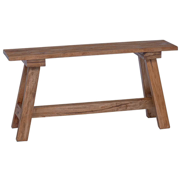 vidaXL Banc Naturel 92 x 23,5 x 45,5 cm Bois massif d'acajou