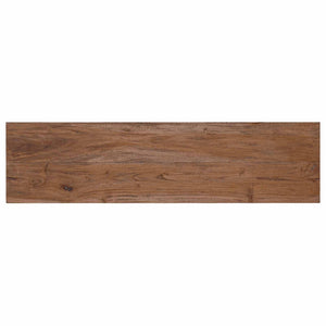 vidaXL Banc Naturel 92 x 23,5 x 45,5 cm Bois massif d'acajou