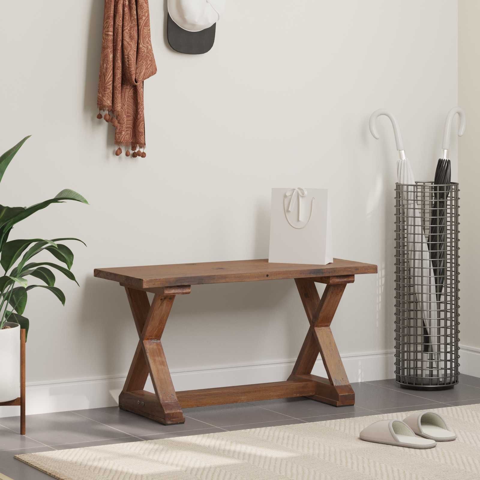 Massivholz Bank Altholz 85cm