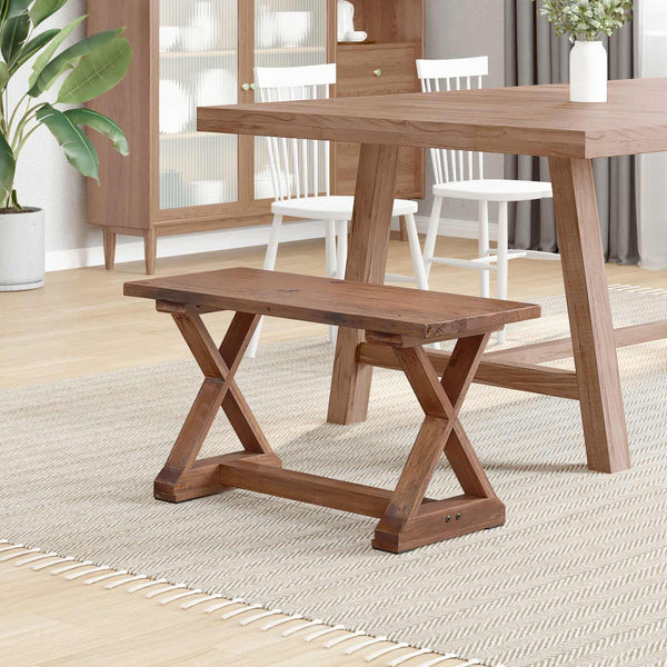 Massivholz Bank Altholz 85cm