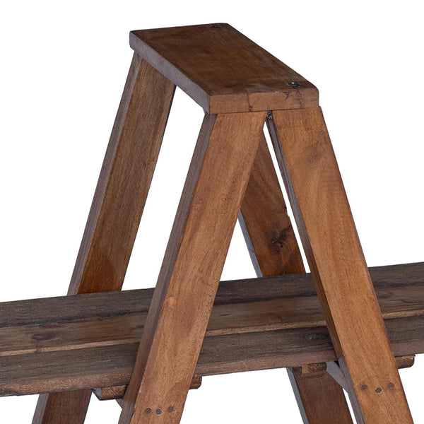 Klappregal Braun Massivholz 112cm