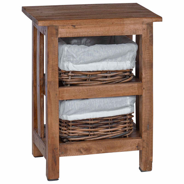 Beistelltisch Braun Mahagoni 38x28x50 cm