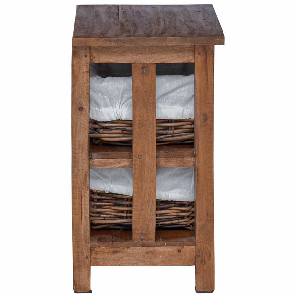 Beistelltisch Braun Mahagoni 38x28x50 cm