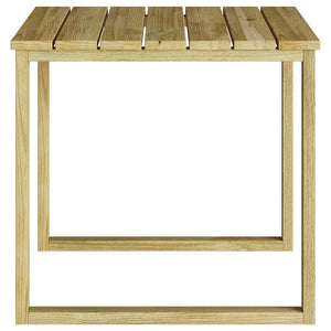 Gartentisch Kiefer Natur 50,5x50x46cm
