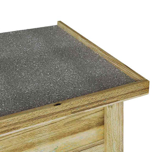 Aufbewahrungsbox mit Stauraum, Natur, 119cm