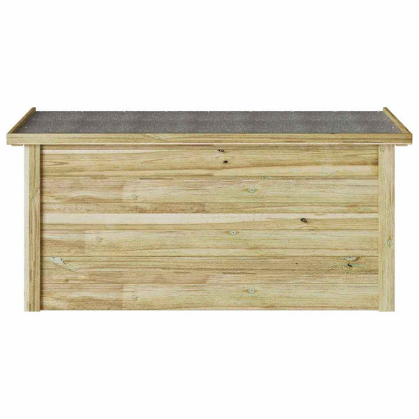 Aufbewahrungsbox mit Stauraum, Natur, 119cm
