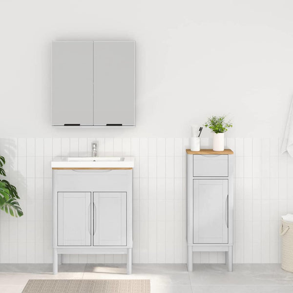Weißes Badezimmermöbel-Set FLORO, 2-teilig
