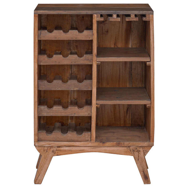 Upgecyceltes Holzregal, Braun, 60x30x90cm