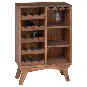 Upgecyceltes Holzregal, Braun, 60x30x90cm