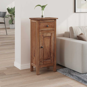 Pflanzenständer Braun Mahagoni Holz mit Tür