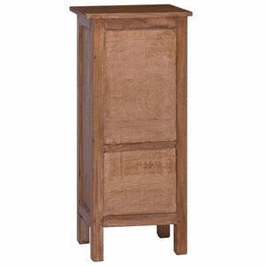 Pflanzenständer Braun Mahagoni Holz mit Tür