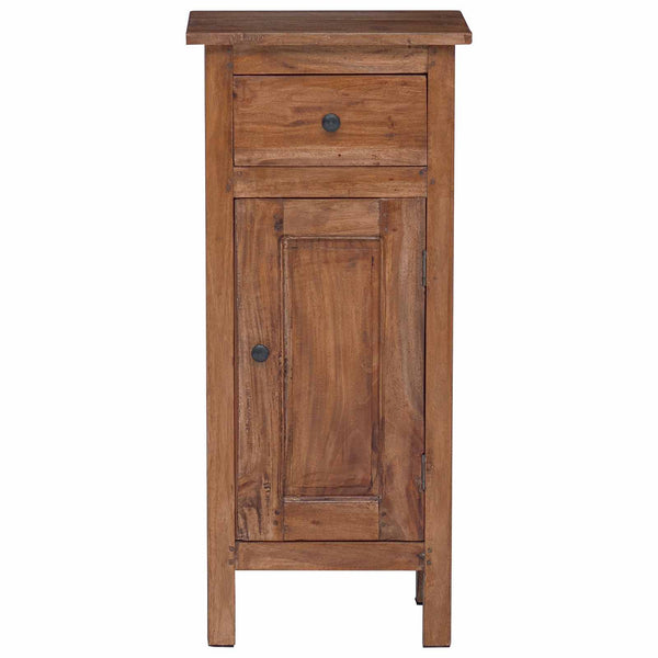 Pflanzenständer Braun Mahagoni Holz mit Tür