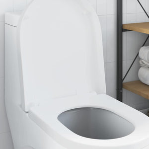 Verstellbarer Toilettensitz Weiß Polypropylen