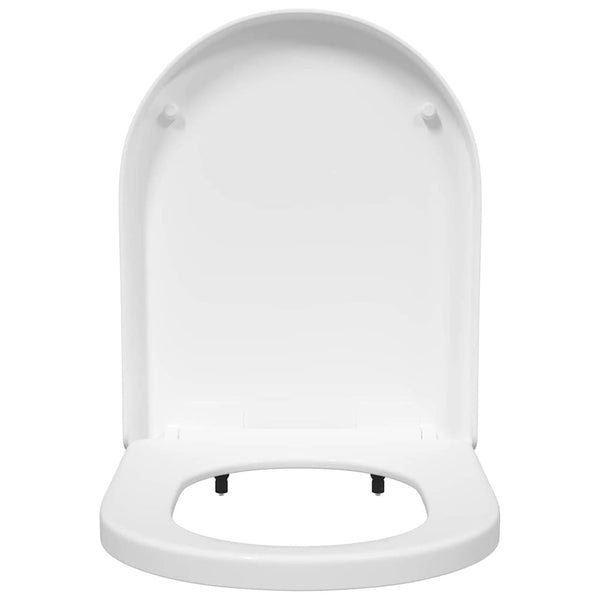Verstellbarer Toilettensitz Weiß Polypropylen