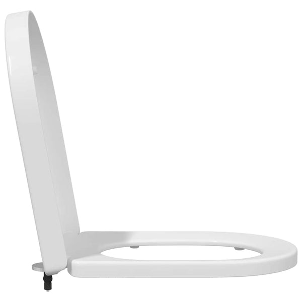 Verstellbarer Toilettensitz Weiß Polypropylen