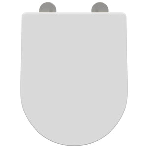 Verstellbarer Toilettensitz Weiß Polypropylen