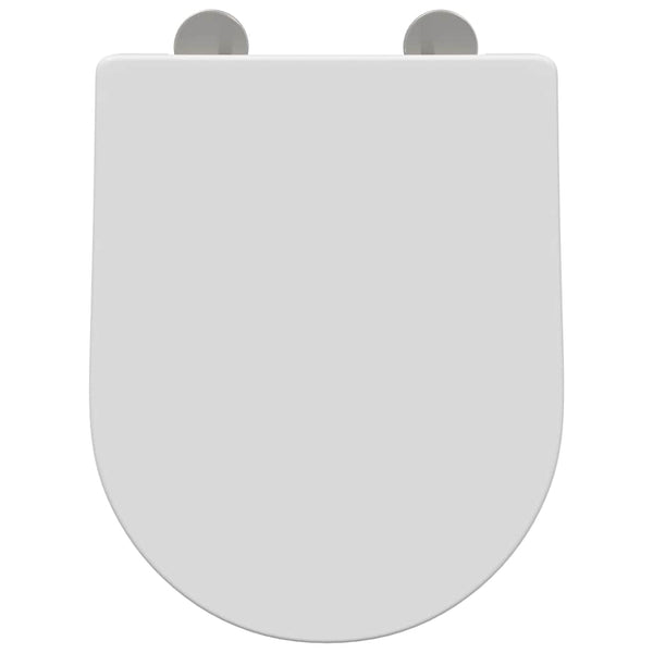 Verstellbarer Toilettensitz Weiß Polypropylen