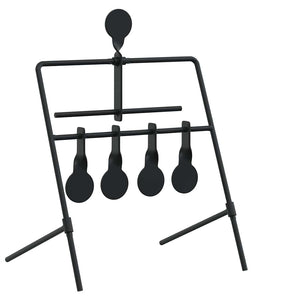 Zurücksetzbares Ziel Schwarz Stahl