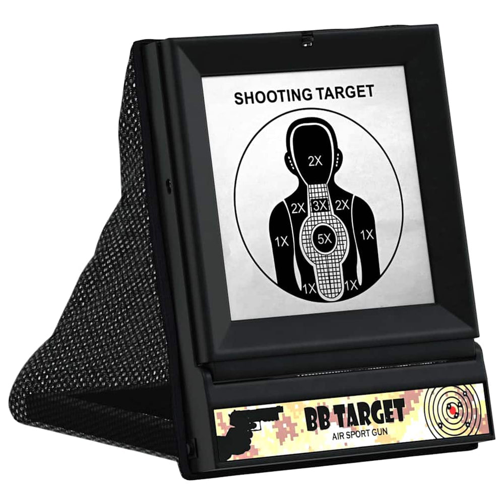 Airsoft Zielscheibe Schwarz Kunststoff