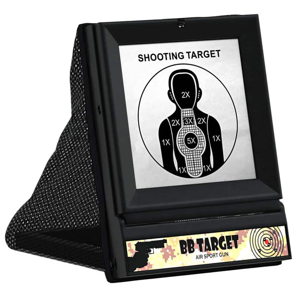 Airsoft Zielscheibe Schwarz Kunststoff