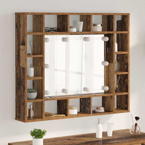 Spiegelschrank Altholz 91 cm