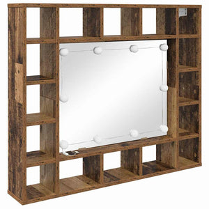 Spiegelschrank Altholz 91 cm