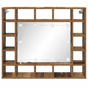 Spiegelschrank Altholz 91 cm