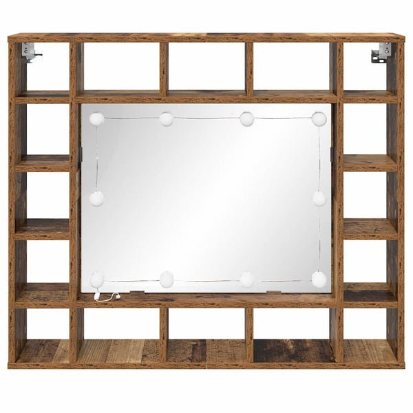 Spiegelschrank Altholz 91 cm
