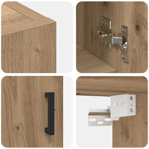 Wandschrank Artisan Eiche 60x31x70cm
