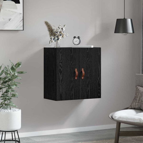 Wandschrank Schwarz Eiche 60x31x60cm