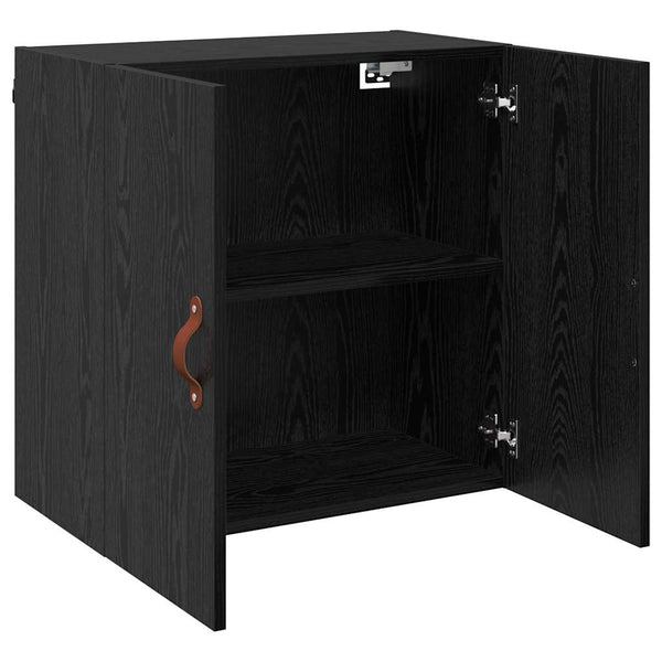 Wandschrank Schwarz Eiche 60x31x60cm