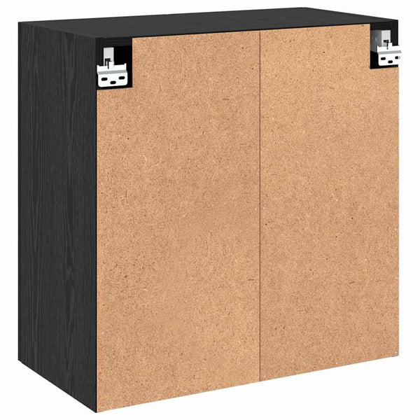 Wandschrank Schwarz Eiche 60x31x60cm