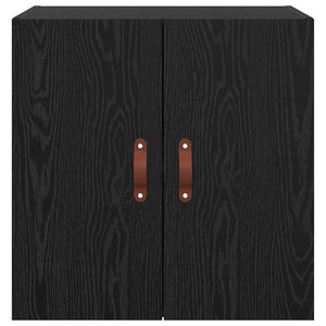 Wandschrank Schwarz Eiche 60x31x60cm