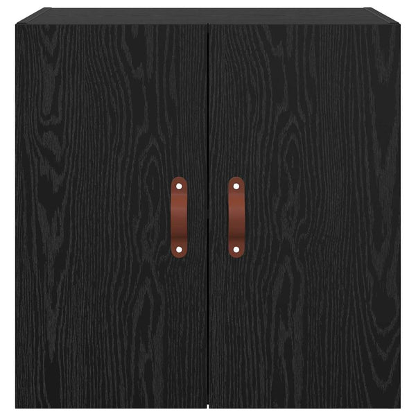 Wandschrank Schwarz Eiche 60x31x60cm