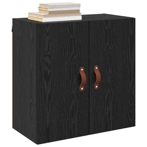 Wandschrank Schwarz Eiche 60x31x60cm