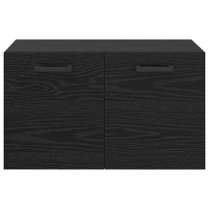 Wandschrank Schwarz Eichenoptik 60x36,5x35cm