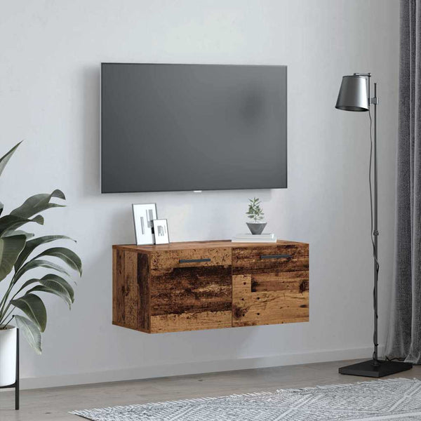 Wandschrank Altholz 80x36,5x35cm