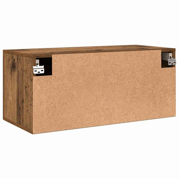 Wandschrank Altholz 80x36,5x35cm