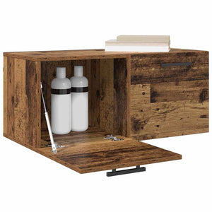 Wandschrank Altholz 80x36,5x35cm