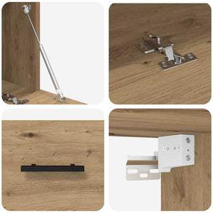 Wandschrank Artisan Eiche 80 cm