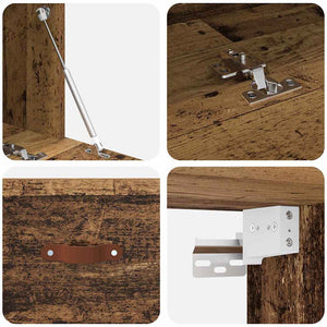 Wandschrank Altholz 100 cm