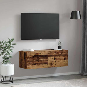 Wandschrank Altholz 100 cm