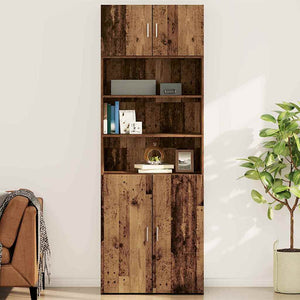 Wandschrank Altholz 80 cm